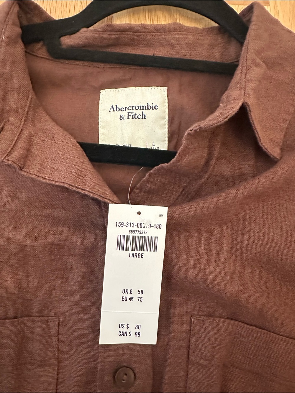 NEW WITH TAGS Abercrombie & Fitch Brown Romper - Picture 3 of 3